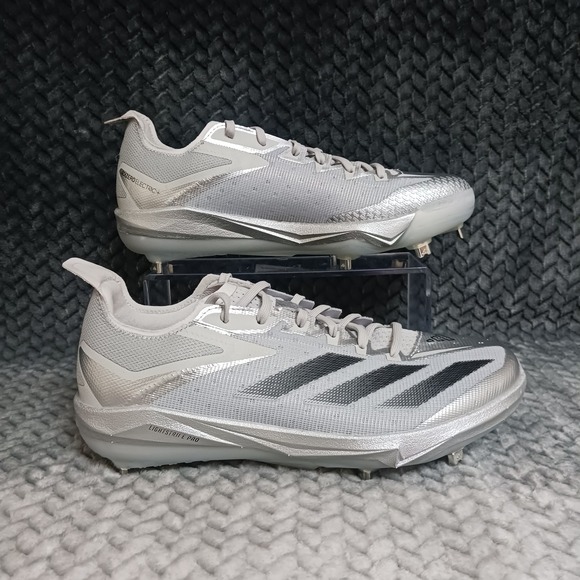 Adidas Adizero Electric+ Silver Speed Pack Men's Baseball Cleats Size 7.5
